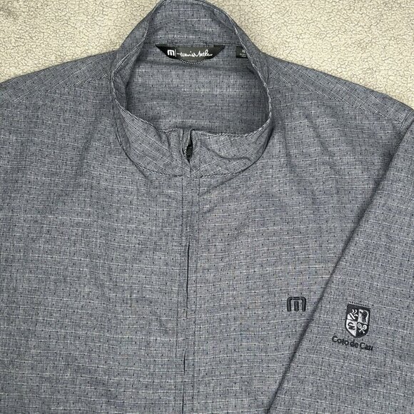 Travis Mathew Jacket Mens Extra Large Coto De Caza Blue Lightweight Golf Zip Up - Picture 4 of 16